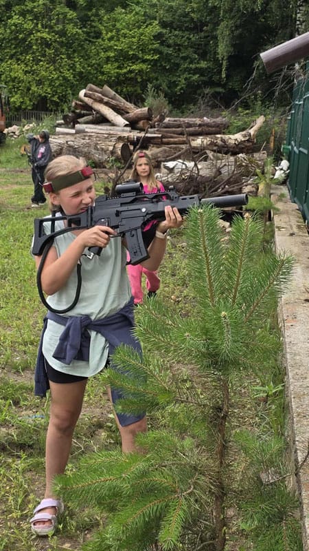 Laserowy paintball